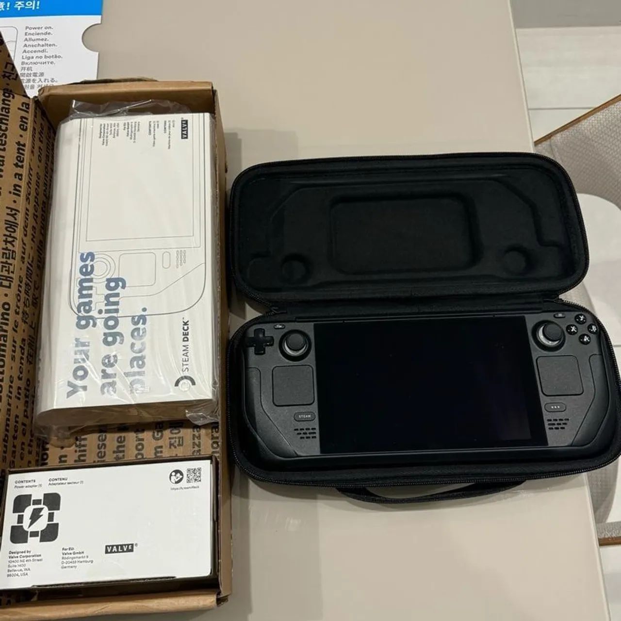 Steam deck 1tb completo caixa original e case