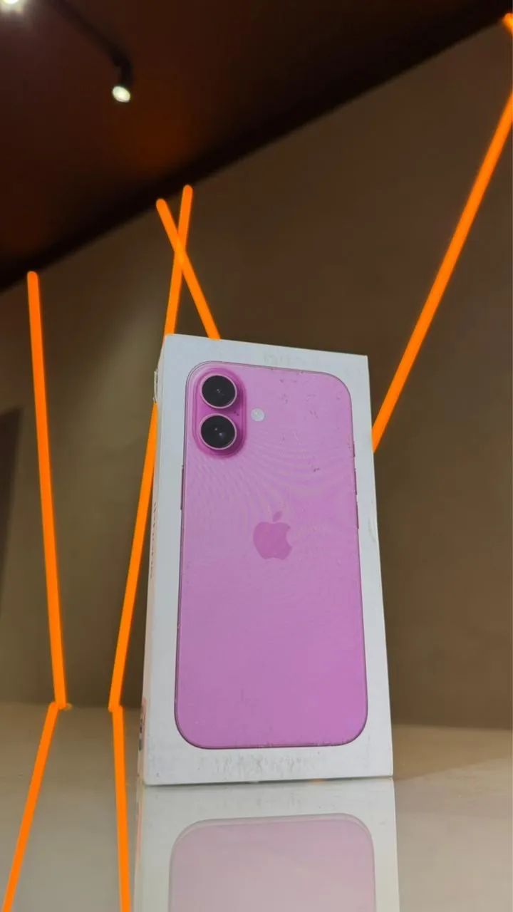 IPHONE 16 ROSA LACRADO PROMOÇÃO 