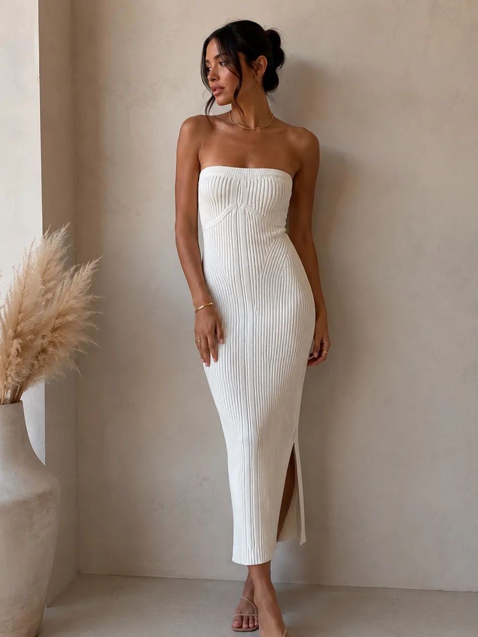 Vestido tricô 