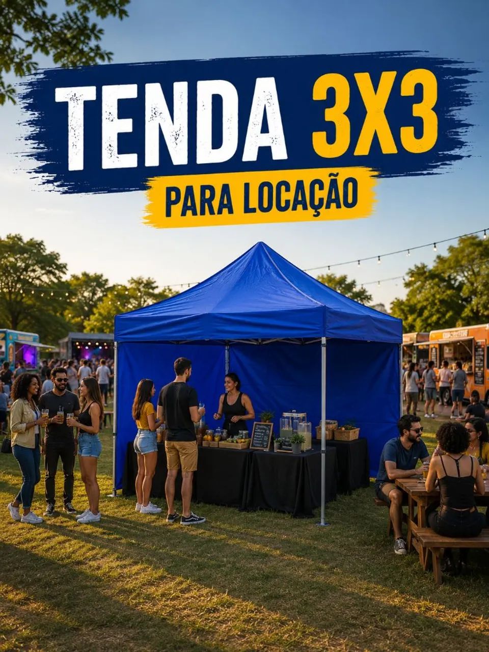 Tendas com paredes para locação 