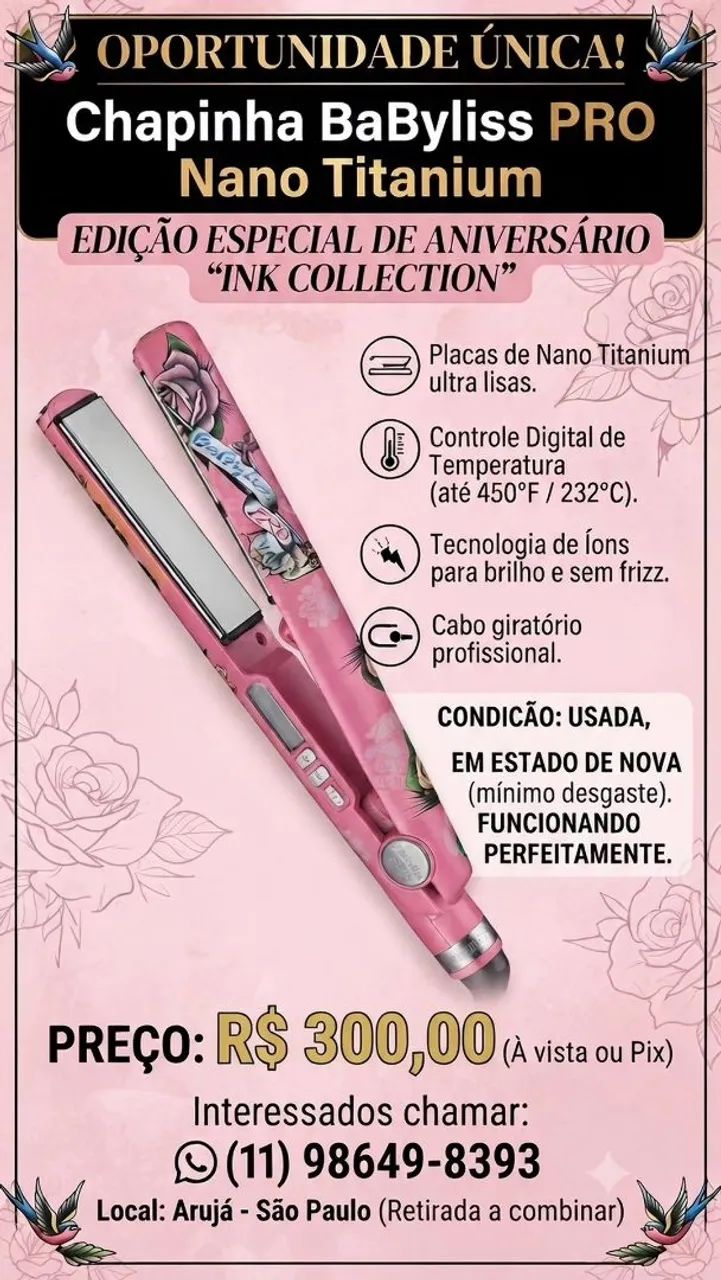 Chapinha nano Titanium 