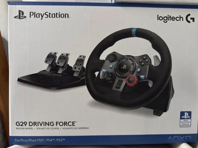 Volante Logitech G29 Driving Force para Ps5, Ps4, e Pc - Foto 6