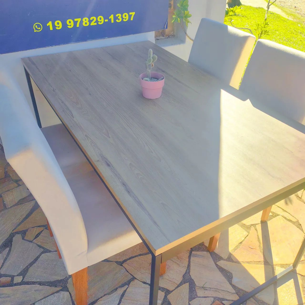MESA DE JANTAR COM 4 CADEIRAS  - Foto 2