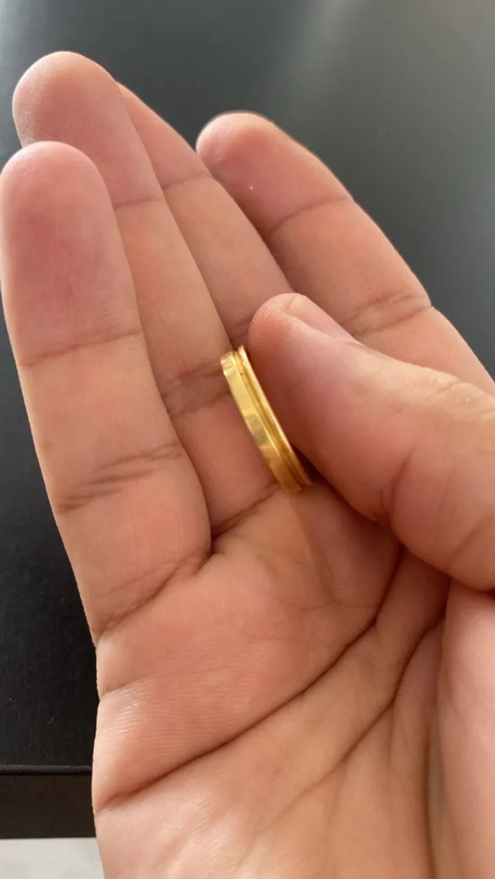 ANEL EM OURO 18k (maciço )  - Foto 3