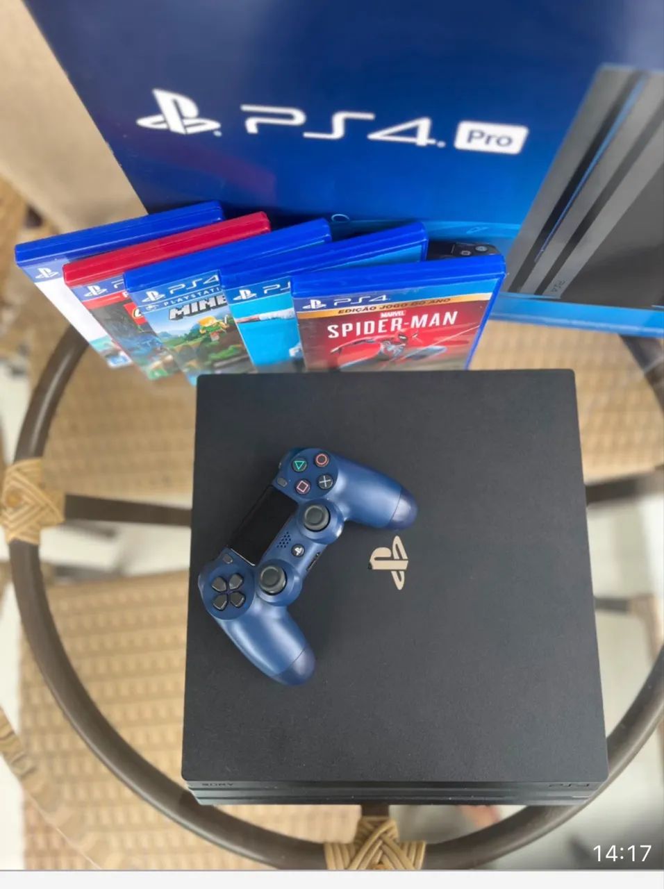 Ps4 com 7 jogos