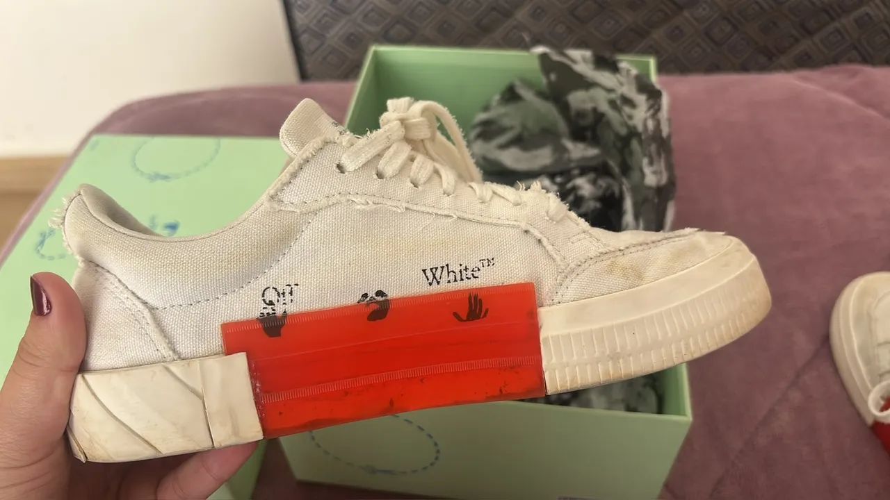 Tênis Off-White Vulcanized - Foto 3