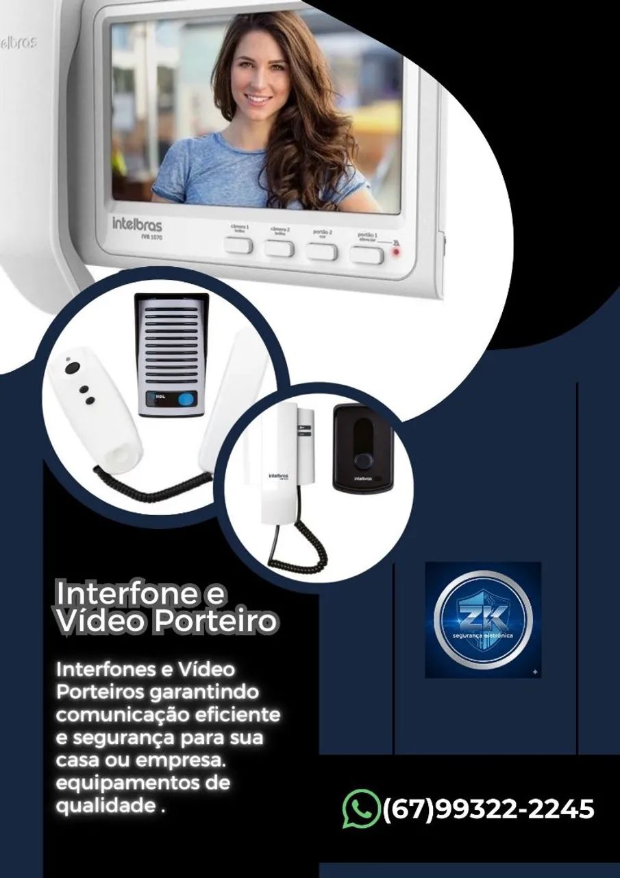 Interfonia e Vídeo Porteiro 
