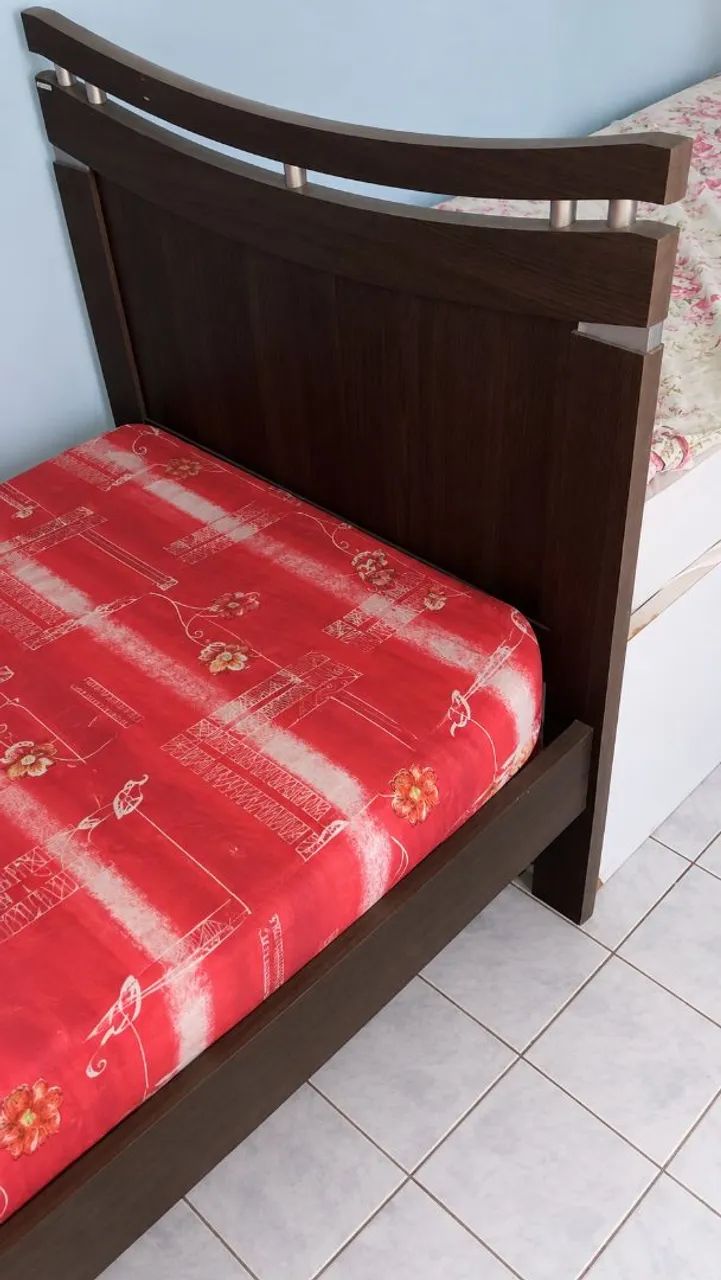 Cama solteiro com colchão  - Foto 2