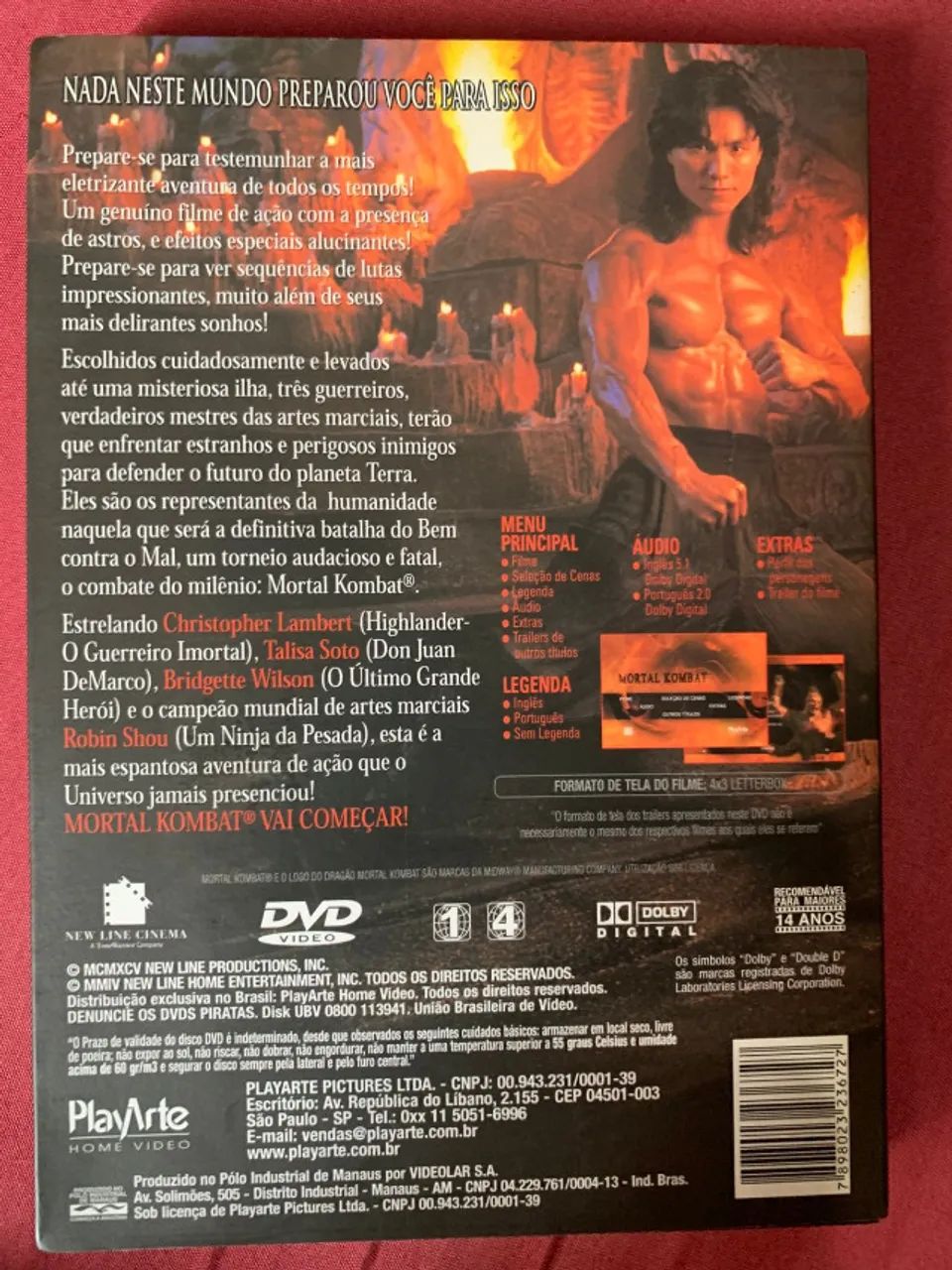 DVD Mortal Kombat o Filme Original com Luva, Perfeito - Foto 3