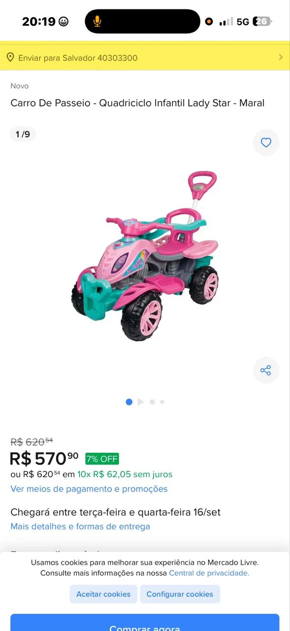 Carrinho de passeio 