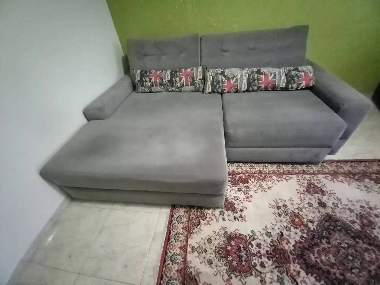 Sofá Retrátil com Chaise Attraktiva - Foto 4