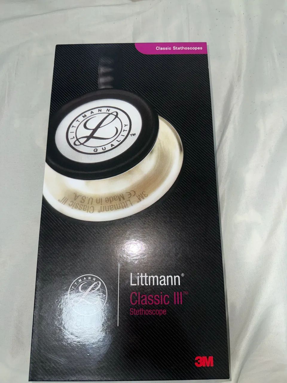 Estetoscópio 3M Littmann Classic III Azul Marinho - Foto 4