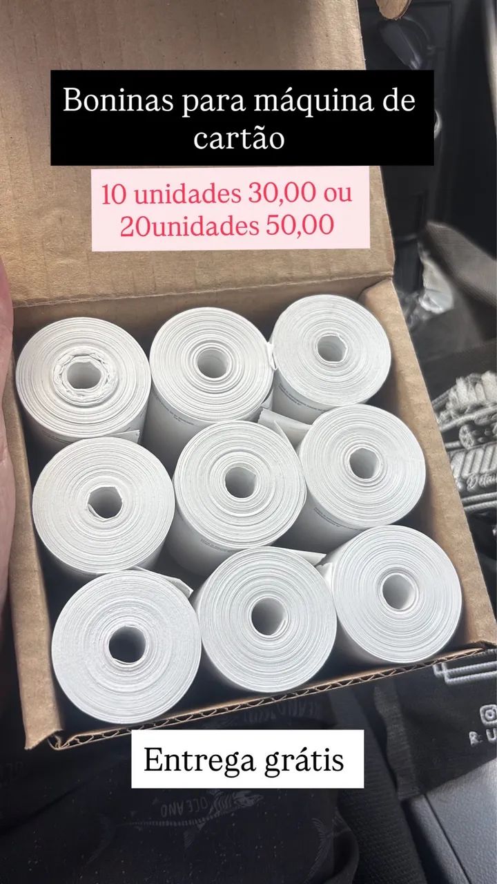 Bobinas para máquinas de cartão 