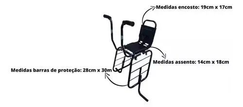 Cadeirinha para bicicleta - Foto 4
