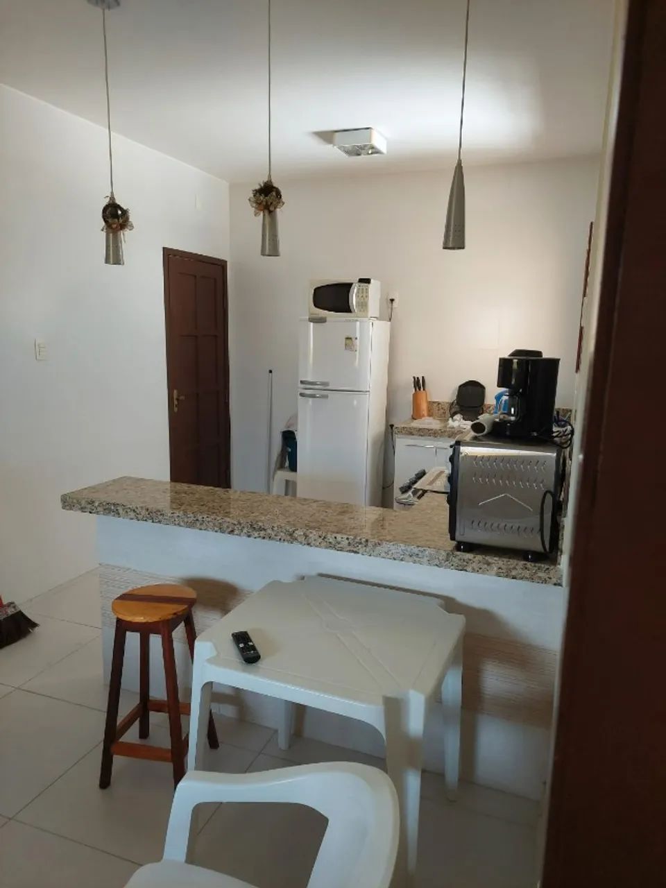 Casa temporada, Diária R$500 na quadra do mar, em Jacaraípe, município da Serra, Grande Vi - Foto 4
