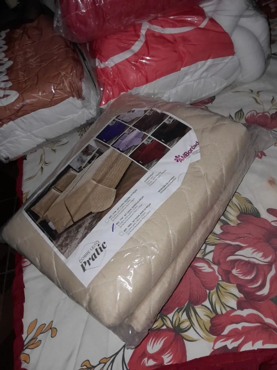 LENÇÓIS DE CASAL KIT 8 PEÇAS  - Foto 3