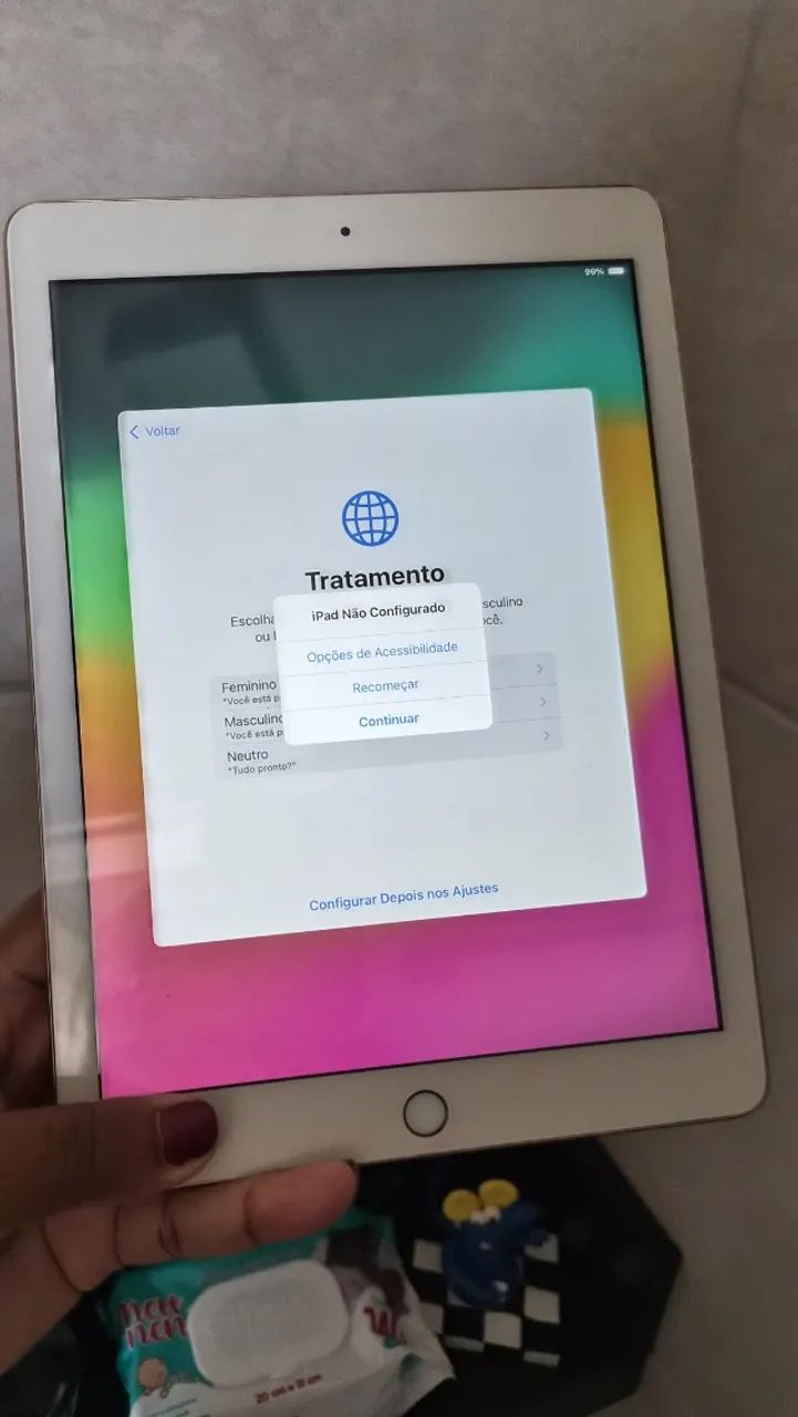 Ipad 6 Rose Gold - 32GB Impecável - Foto 2