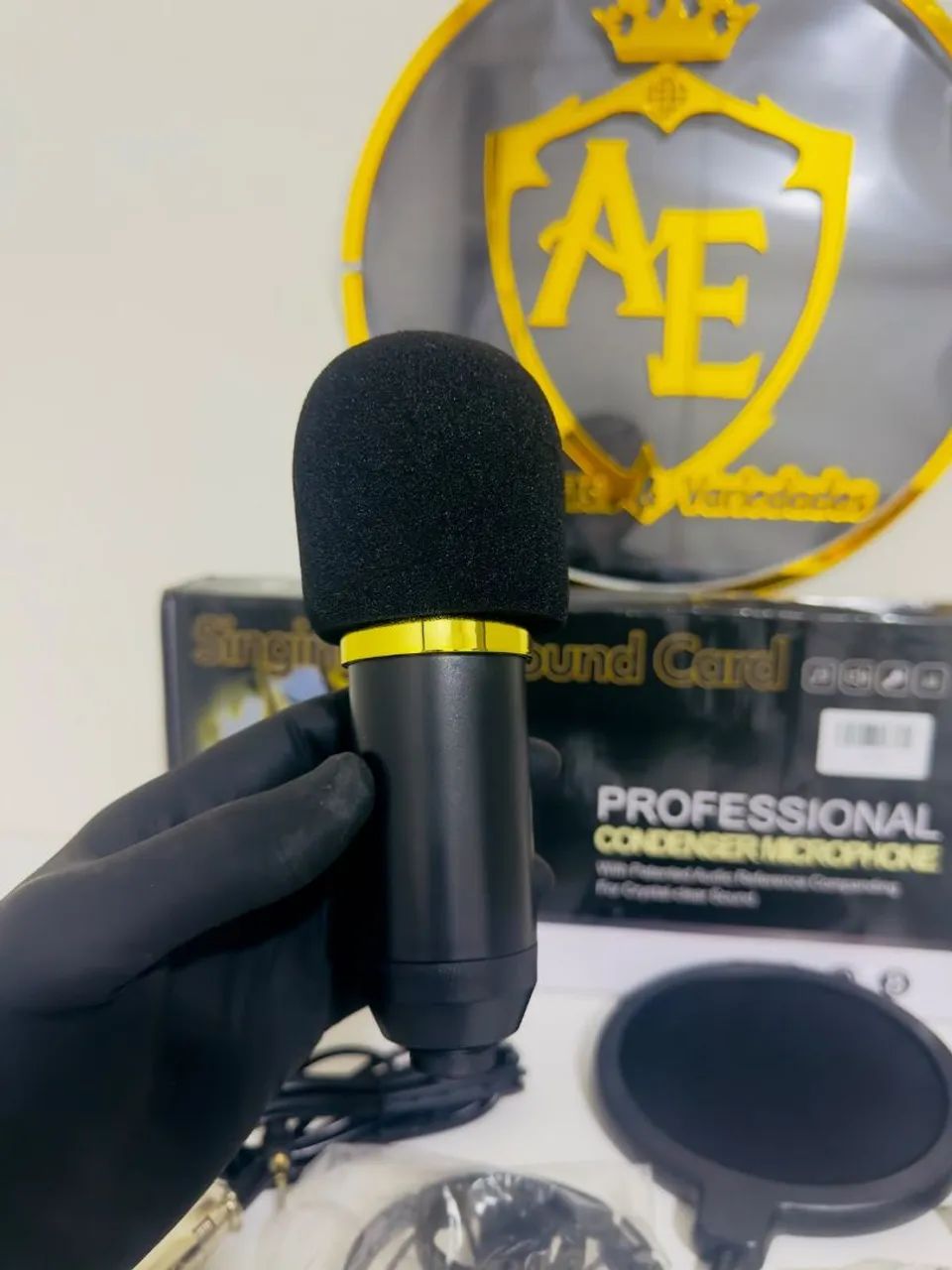Microfone condensador profissional  - Foto 5