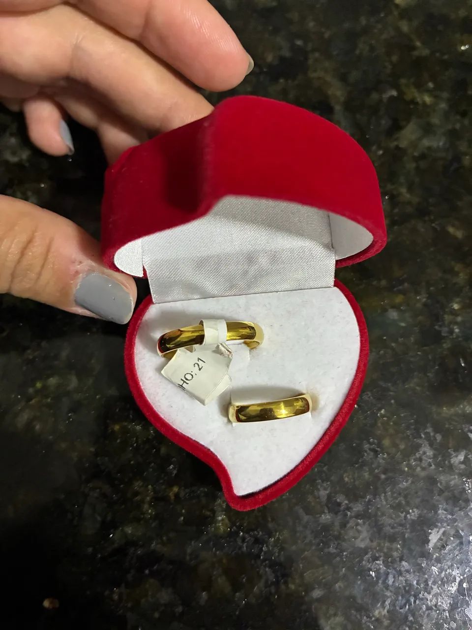 Aliança em moeda antiga - Foto 3