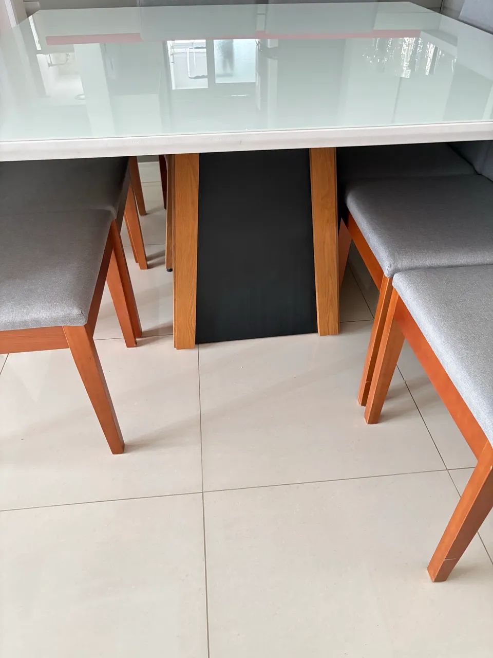 Conjunto de mesa de jantar 8 lugares - Foto 2