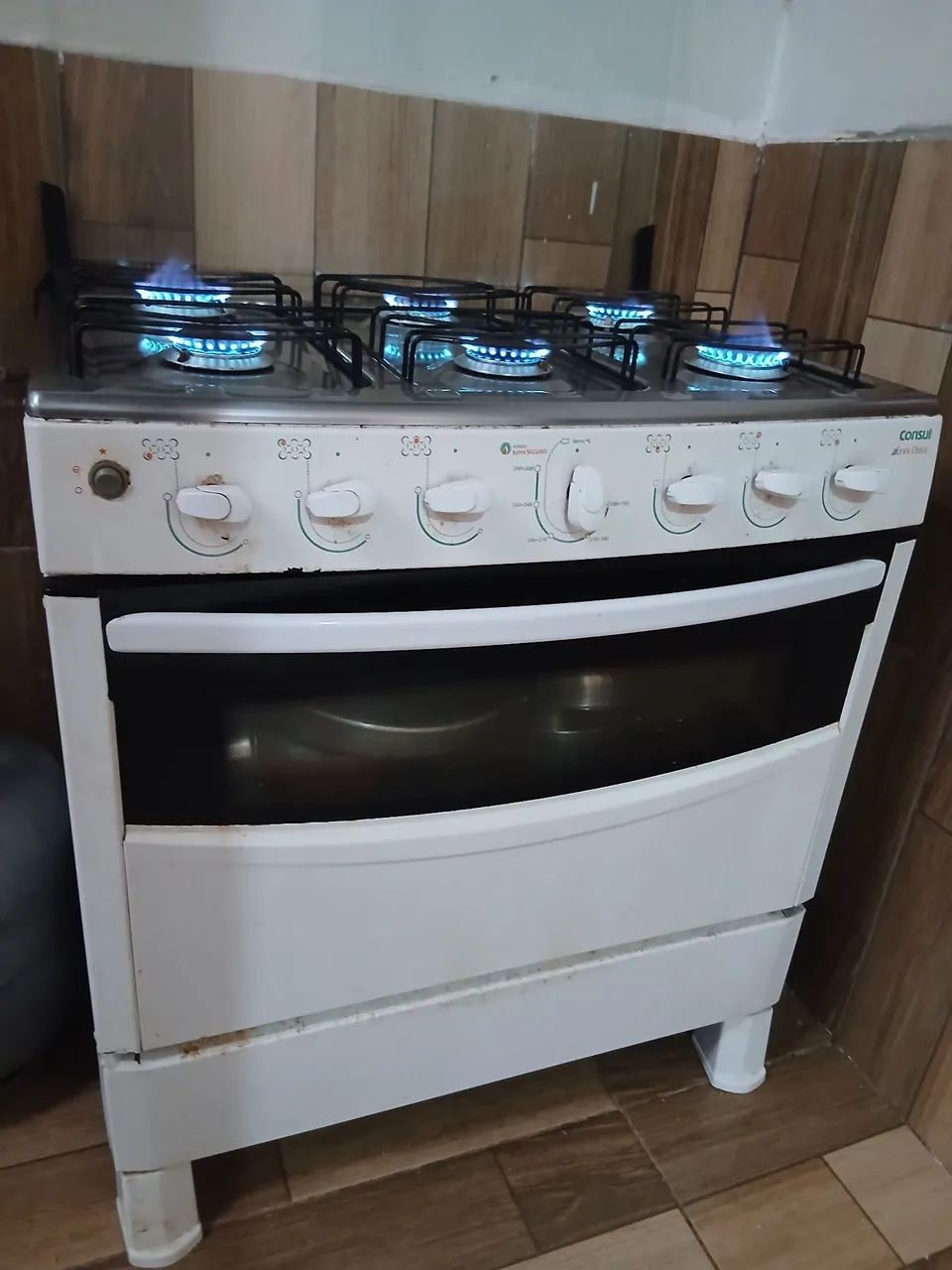 Fogao 6 bocas automático 