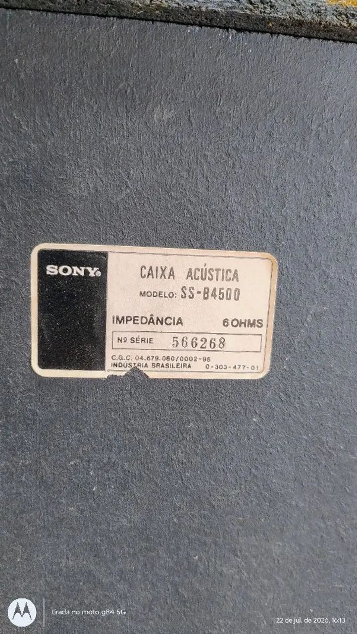 Caixa de som Sony ss-b4500 - Foto 5