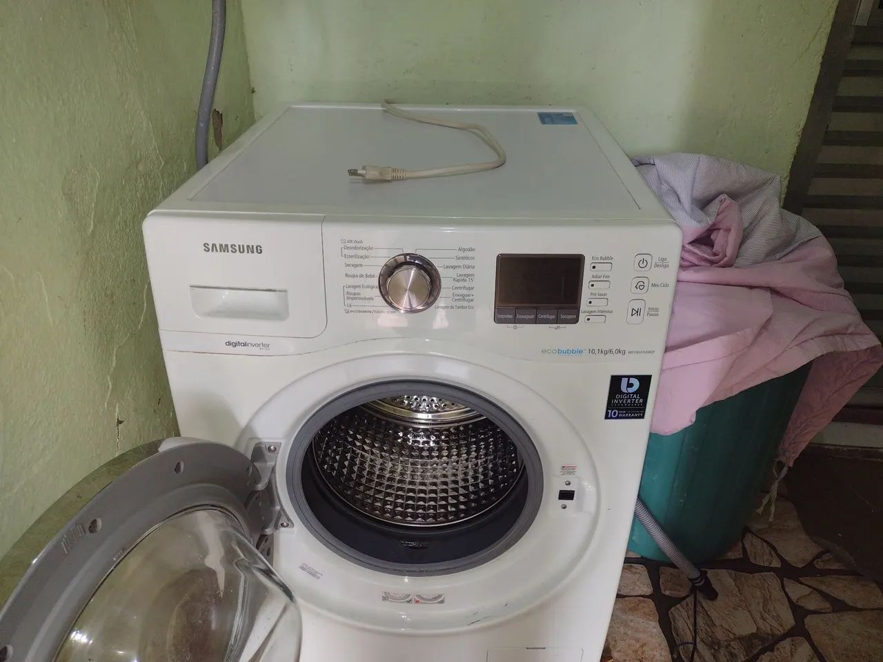 samsung digital inverter lava e seca