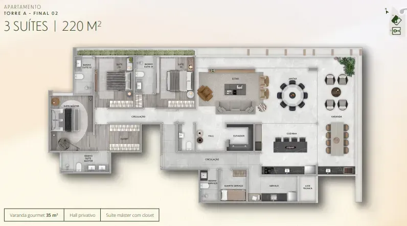 PLANTA 220m²