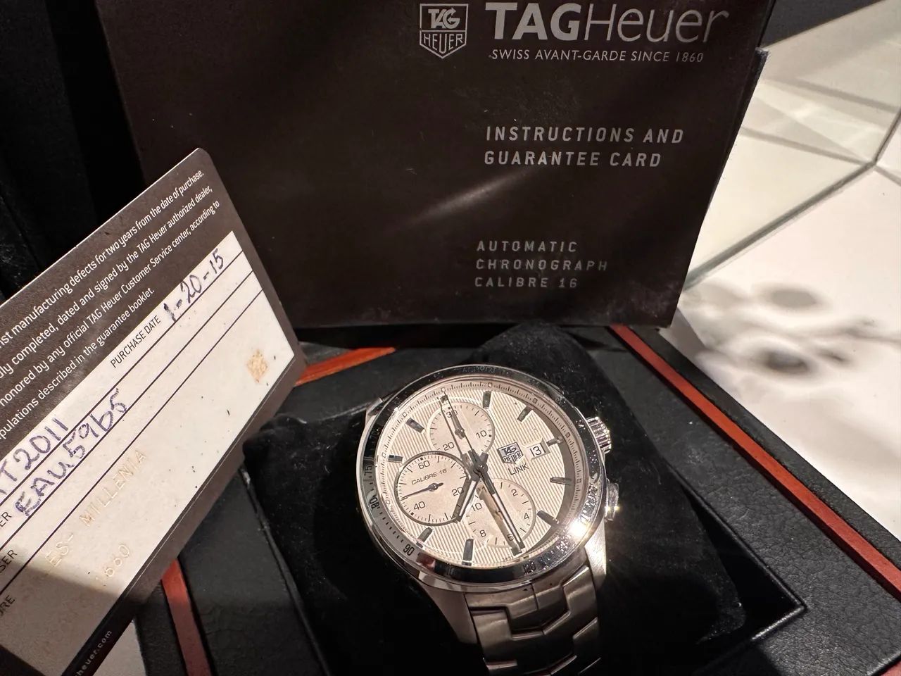 Relógio Tag Heuer Link Calibre 16 automático(ORIGINAL) - Foto 3