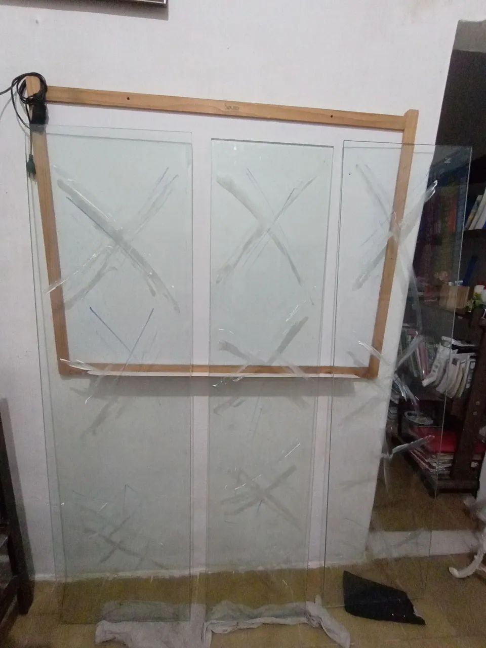 Três chapas  temperadas de vidro  - Foto 4