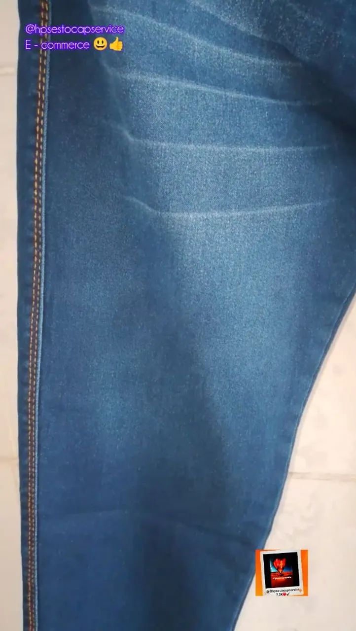 Calça jeans disponível 40, 42 e 48 a partir de duas unidades...