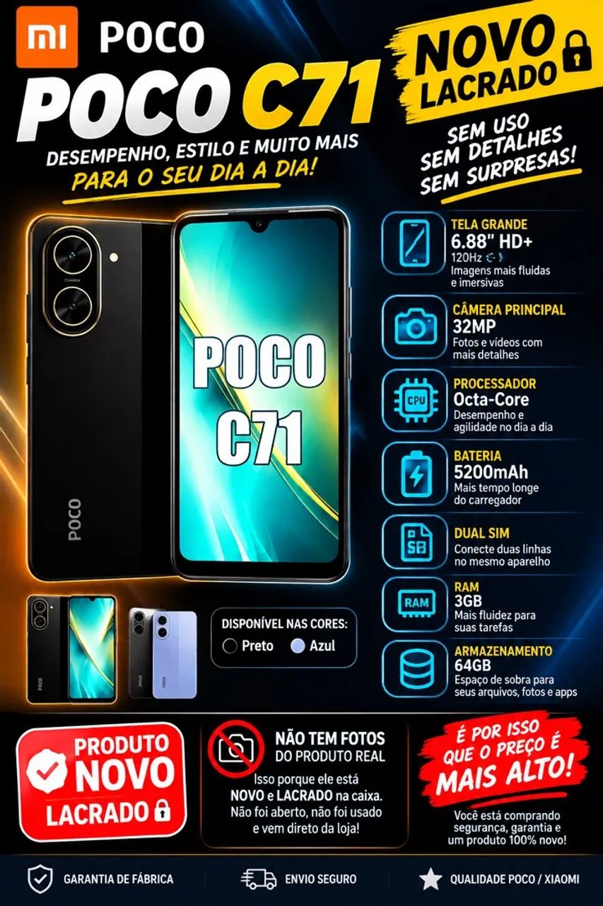 Celular poco c71 64gb 