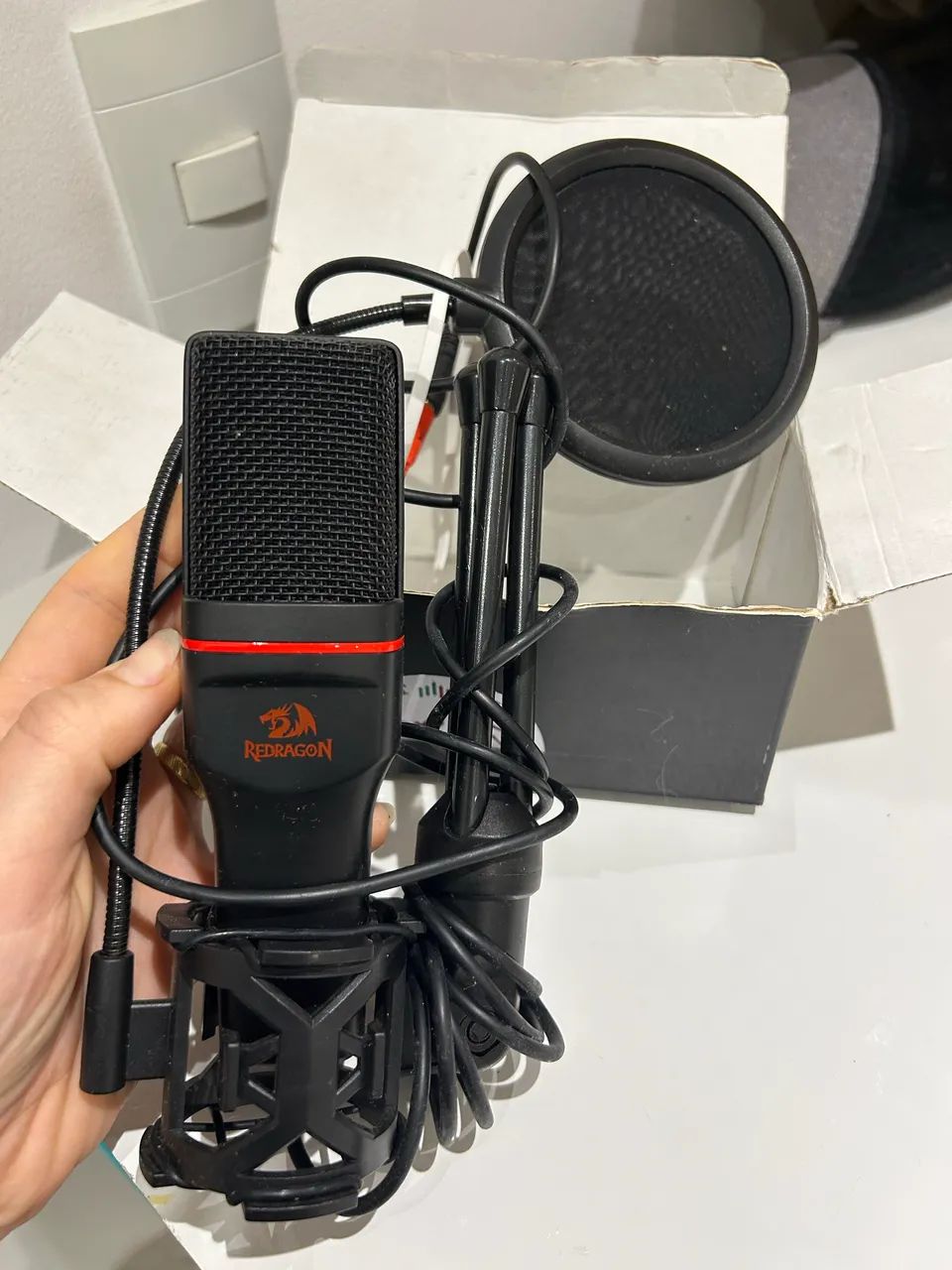 Microfone e câmera Redragon  - Foto 5