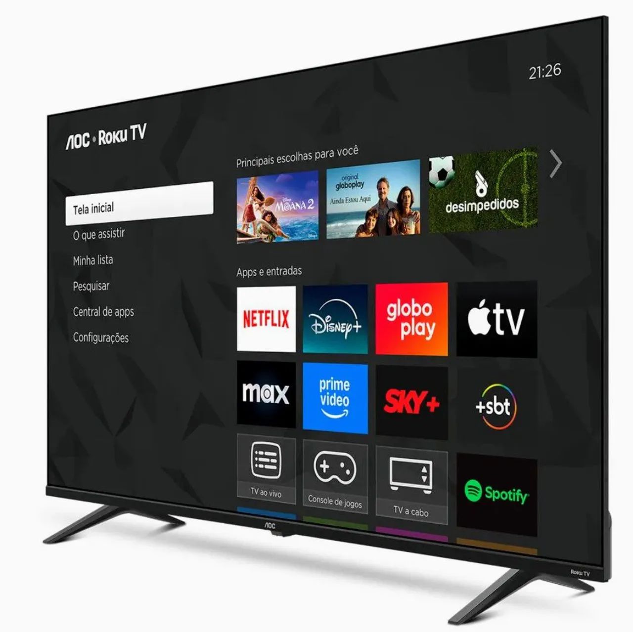 Samat TV 50 polegadas nova