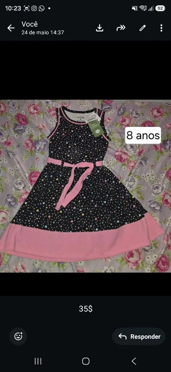 Vestido menina