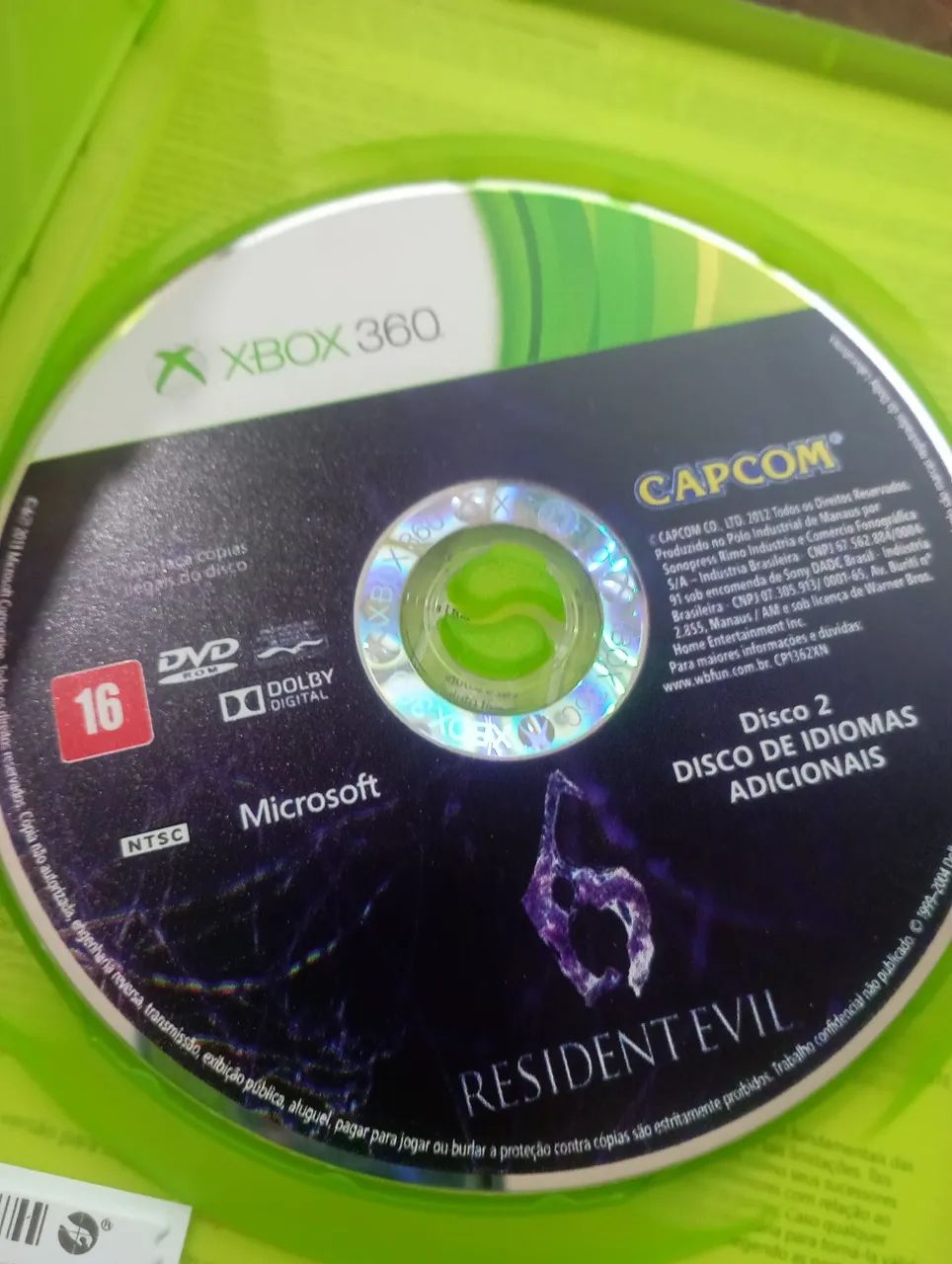 Jeu Resident Evil 6 Pour Xbox 360 - Bon état - Testé Et Nettoyé - Vendeur Professionnel