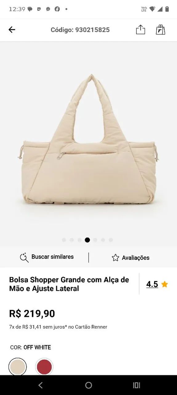 Bolsa nova Riachuelo  - Foto 3