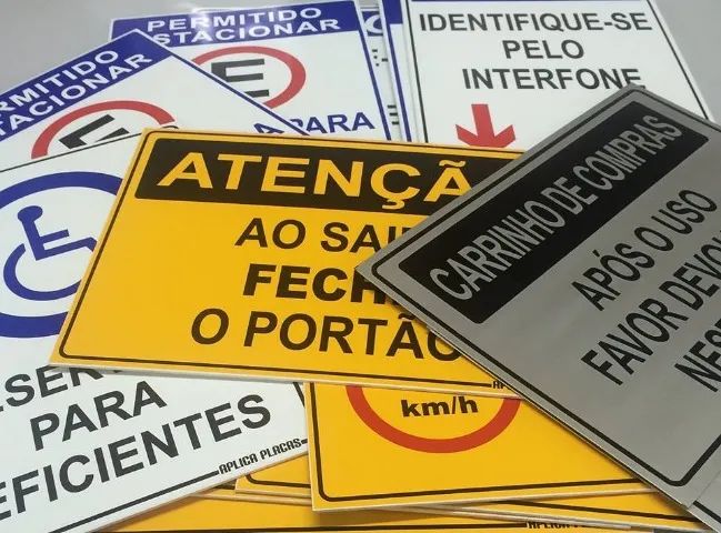 Placas de sinalização  - Foto 5