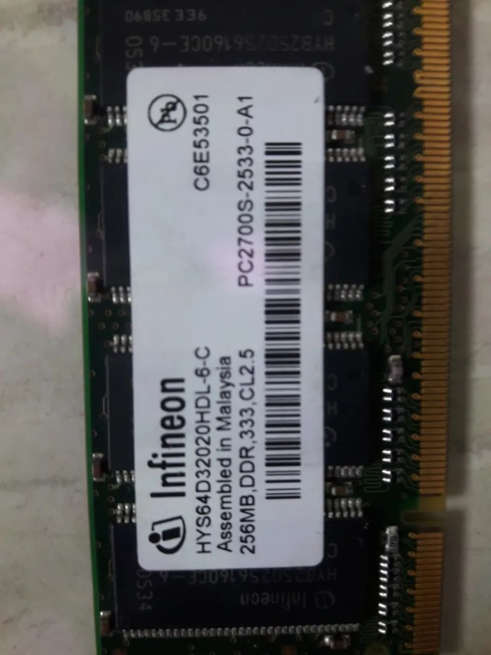 kit 3 memorias para notebook 256 mb - Foto 3