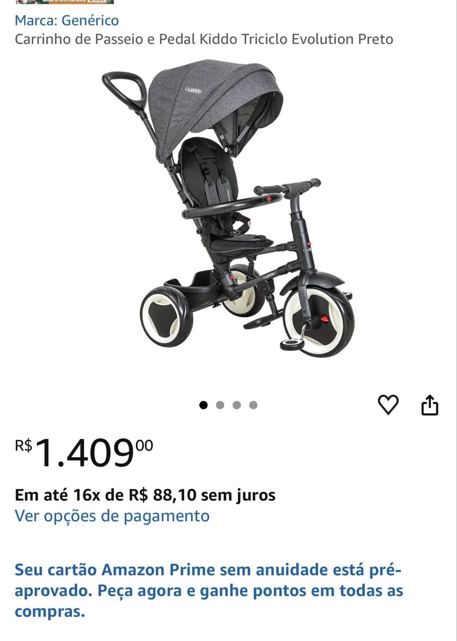Carrinho de passeio Kiddo
