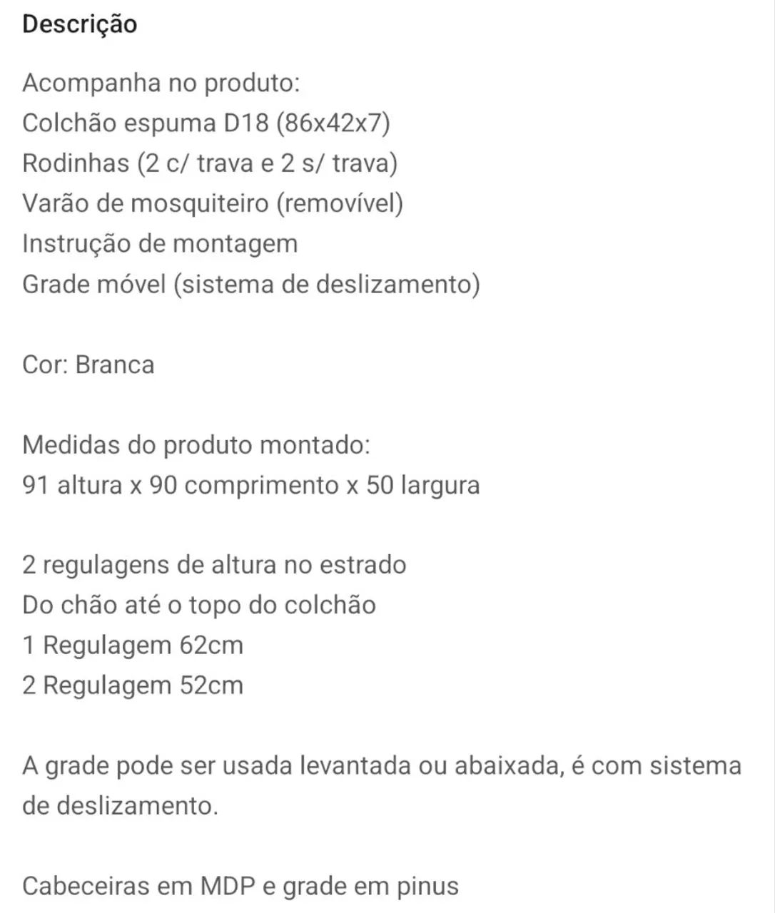 Mini berço com kit - Foto 5