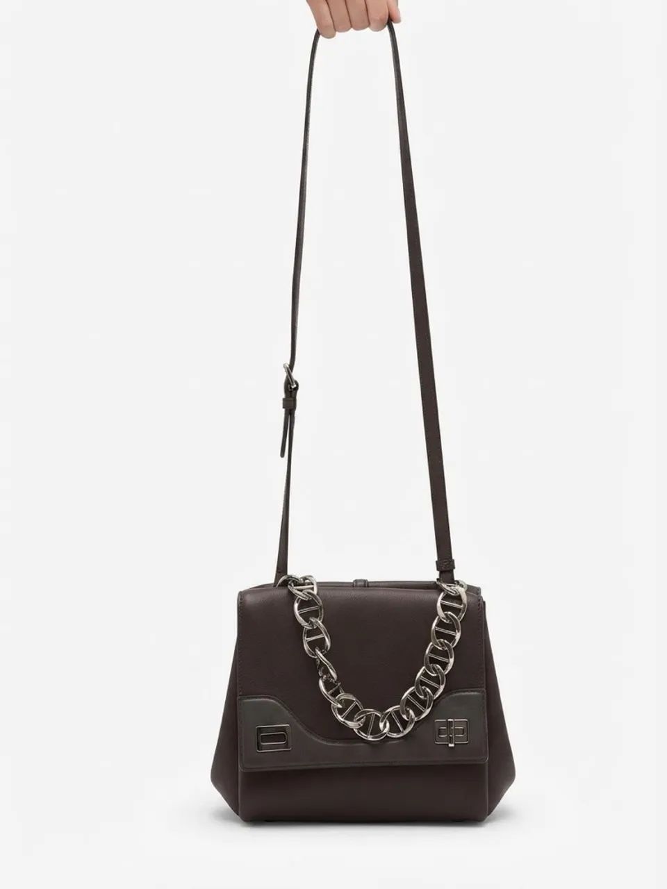 Prada Original Double Flap Turnlock Shoulder Bag