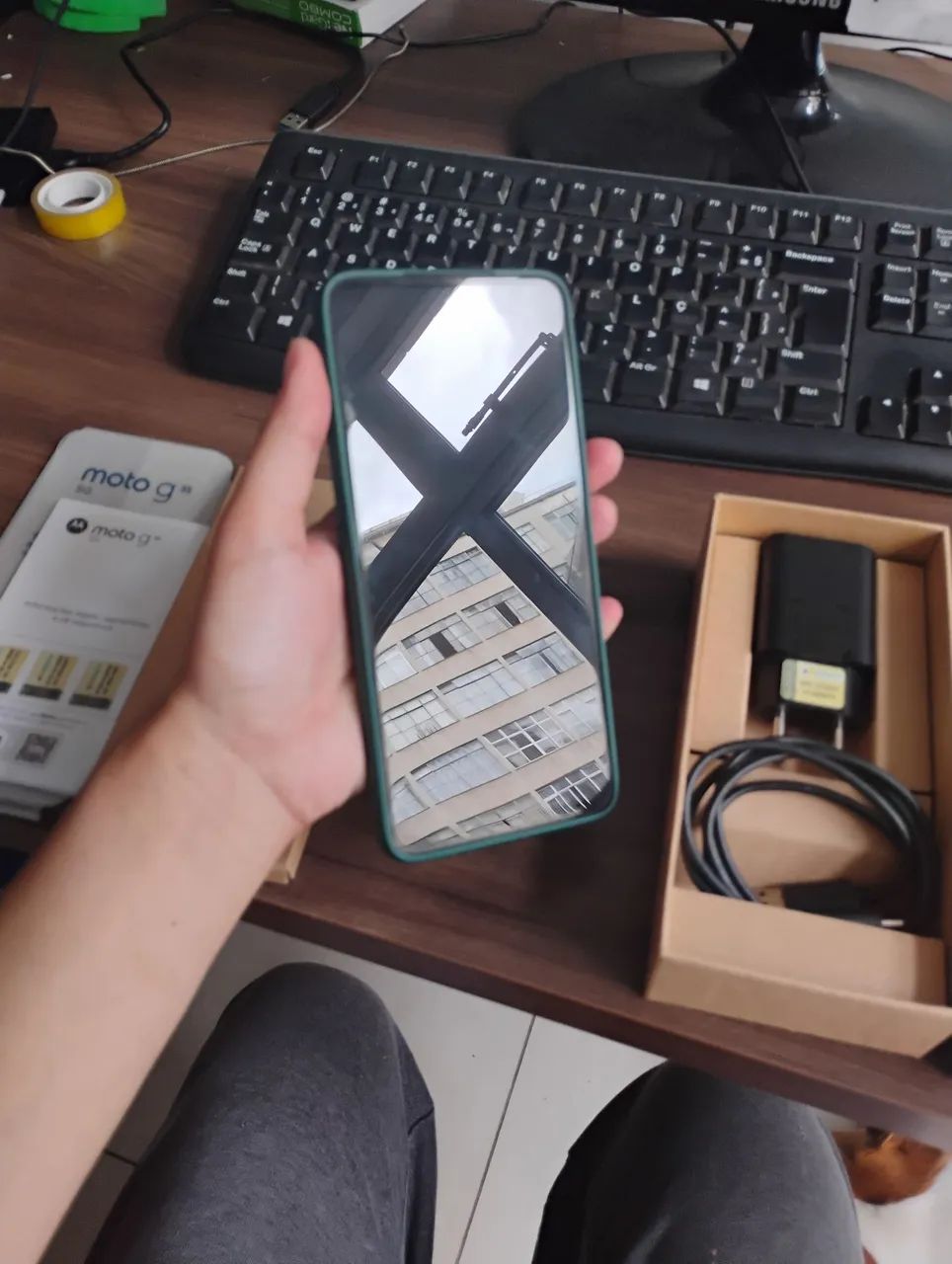 Moto G35 novinho - Foto 2