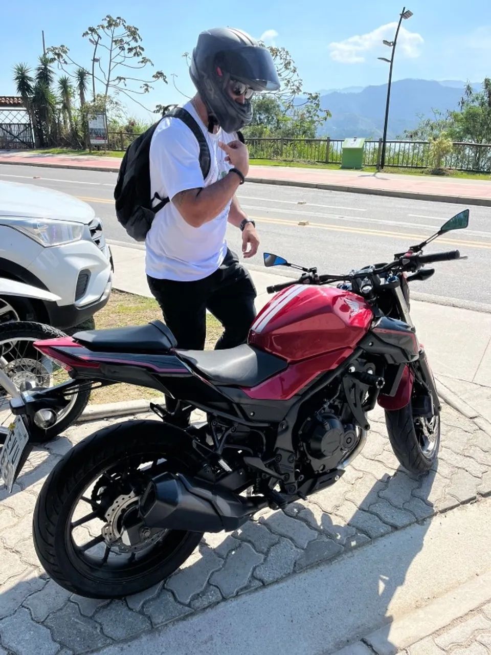 CB500F vermelha  - Foto 3