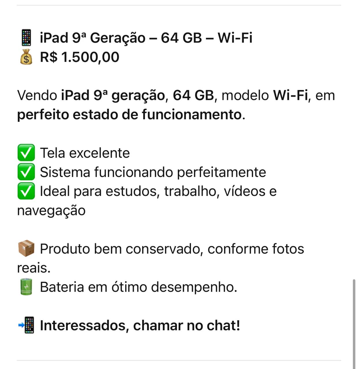 iPad (9 GERAÇÃO) 64 gb Wi-Fi  - Foto 4