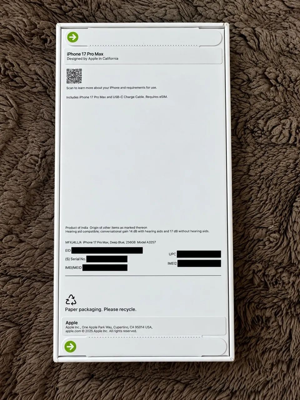 IPHONE 17 PRO MAX 256GB Lacrado - Foto 3