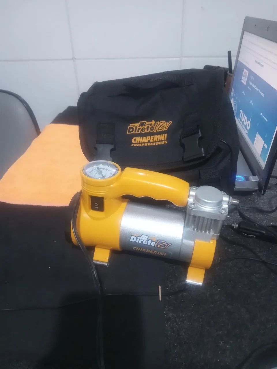 Compressor e macaco 4 tn novinho  - Foto 4