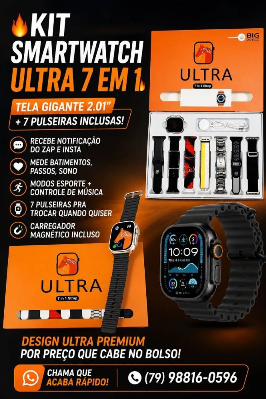 Smartwatch 7 in 1 ultra 49mm