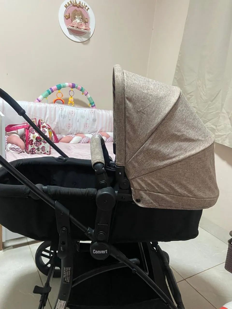 Carrinho de bebê+ banheira  - Foto 2