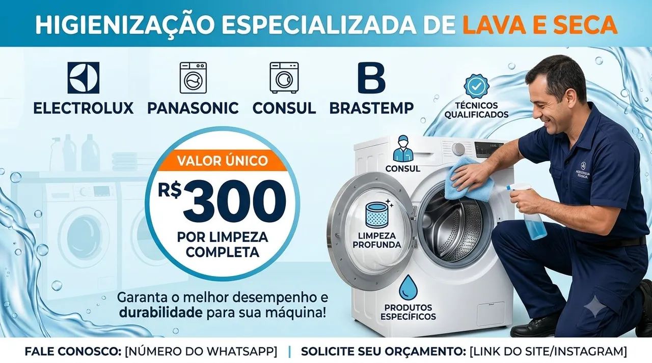 Limpeza máquina de lavar  - Foto 2